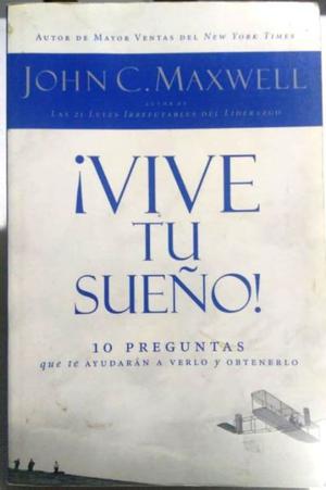 Libro " Vive tu Sueño" de John Maxwell Usado buen estado