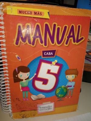 Mucho Mas Manual 5 Caba - Longseller