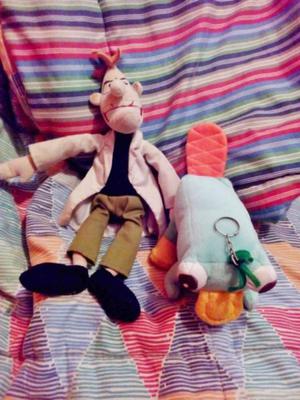 Peluches Dufesmil y Perry originales