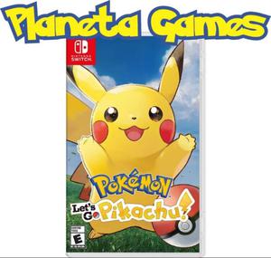Pokemon Let's Go Pikachu Nintendo Switch Nuevos Caja Cerrada