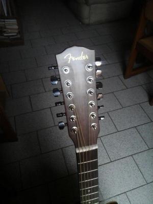 Vendo guitarra Fender JG 12ce/nat. excelente estado