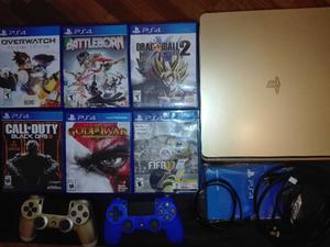 Ps4 1tb Gold Edition 1 Tb + 6 Juegos Fisicos