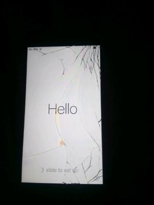 Vendo iPhone 6 vidrio roto esta andando para repuesto