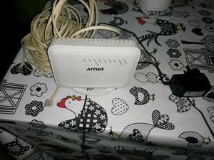 Vendo moden arnet mas 20 mtrs de cable con ficha