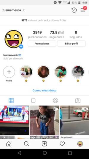 vendo cuenta de instagram 73k