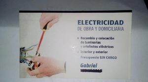 ELECTRICISTA DE OBRA Y GENERAL