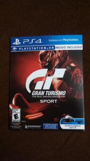 GRAN TURISMO SPORT (juego de Playstation 4)