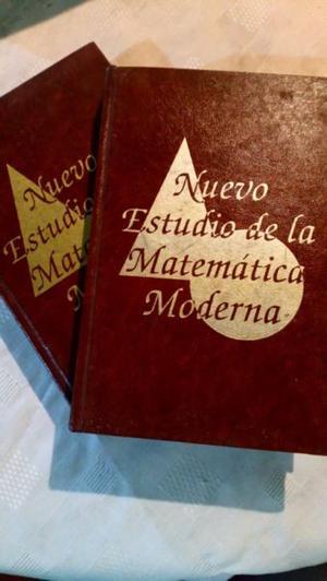 Libros Nuevo Estudio de la Matemática moderna 2 tomos