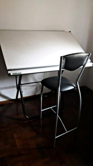 Tablero de dibujo técnico Schmitten + silla