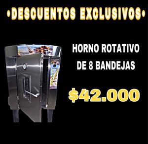 Tenemos el mejor precio del horno rotativo de 8 bandejas