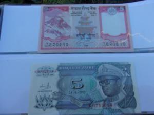 billetes antiguos, monedas, lotes $400-c/u