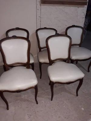 5 sillas antiguas de estilo