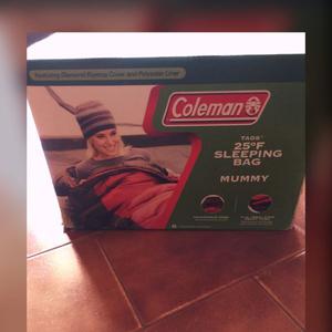 Bolsa de dormir coleman,nueva en caja