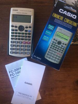 Calculadora financiera Casio FC-100v