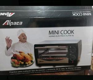 Horno electrico Alpaca, mini cook, 9 litros. Nuevo, sin