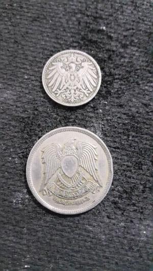 Monedas Egipto / Alemania