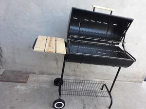 Parrilla tambor con ruedas. Poco uso como nueva