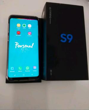 Samsung S9 en caja con accesorios