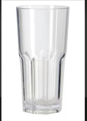 Vaso facetado de acrílico 330 ml