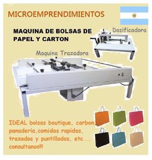 Vendo Maquinas para Armado de Bolsas de Papel