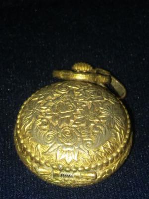 reloj colgante antiguo enchapado en oro