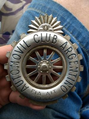 Antigua insignia original del ACA - Automóvil club