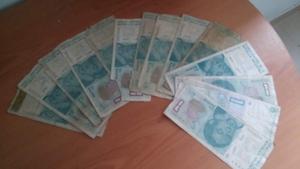 Billetes Argentinos y brasileros antiguos