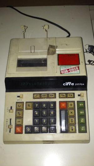 Calculadora Electronica Con Impresora Cifra 2117 PDA