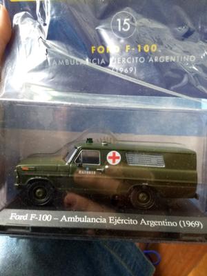 Camioneta Ford F100 del ejército argentino - metálico