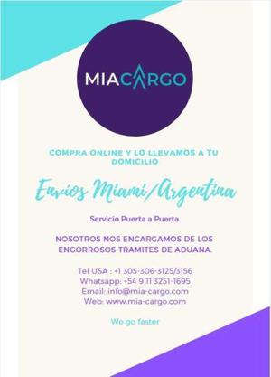 Envíos Miami/Argentina Puerta a Puerta