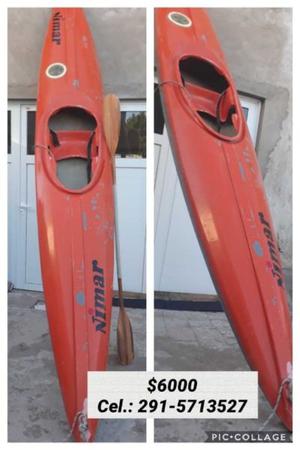 Kayak 4 mts de largo con remo
