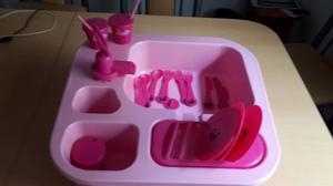 Lavavajilla Barbie con accesorios