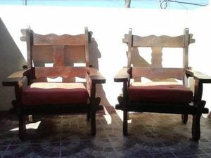 SILLONES DE ALGARROBO