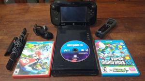 Wii U c/Pad Wiimote 3 Juegos Originales
