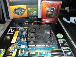 Combo AMD FX Nucleos+Mother+Placa De Video Y Mas