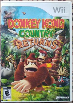 Donkey Kong Country Returns Wii original. Impecable estado.