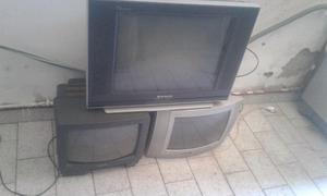 Lote de 3 televisiones