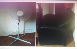 Por mudanza vendo ventilador y sillon poltrona con apoya