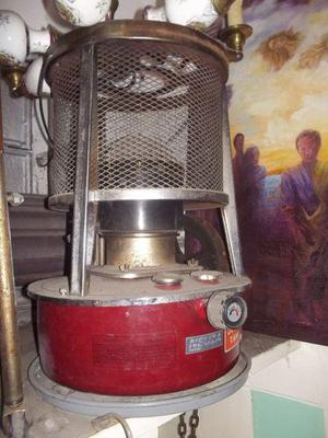antigua estufa calentador a kerosene neuza funcionando
