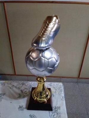trofeo de fútbol goleador o mejor jugador de 39 cm de alto