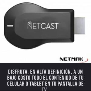 Adaptador Wi-fi Netmak Netcast Dongle Espeja Tu Celular,