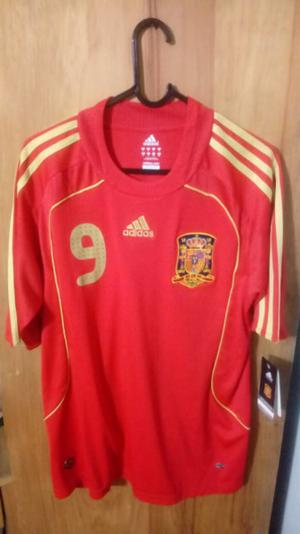 Camiseta adidas seleccion España niño torres # 9 talle M