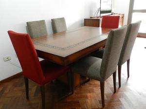 Juego de comedor madera