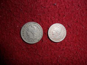 Monedas 20 cent niquel Antiguas Excelene 2 Cent 