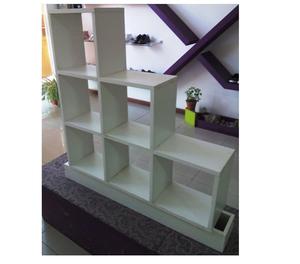 Mueble modular 6 espacios mas 5 cubos individuales