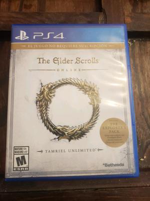 PS4 The Elder Scrolls Online no permuto