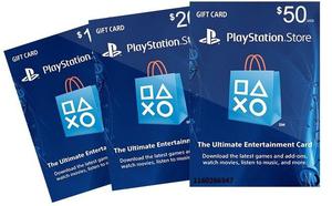 PSN Store Card Playstation 10 USD En LANUS!!