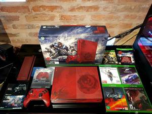 Xbox One S 2tb Gears Of War Limited Edition + 4 Juegos