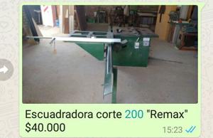 CARPINTERIA ESCUADRADORA CORTE 200 REMAX