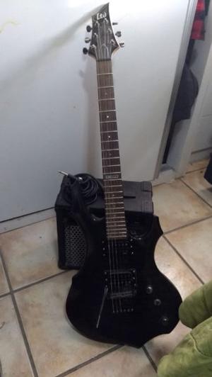Combo! Guitarra Electrica Esp Ltd F-100fm + Washburn Bd12